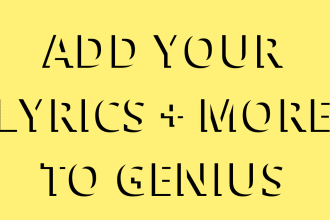 publish your lyrics on genius and add all track metadata