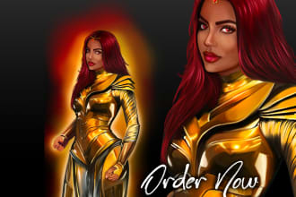 design superhero, concept art, characters and game character
