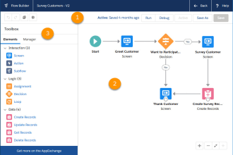 write a salesforce flow that automatically runs your custom objects