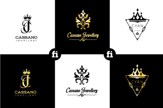 design luxury fashion modern jewelry business logo