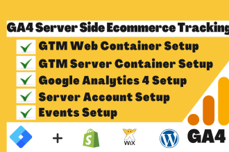 setup ga4 server side ecommerce tracking