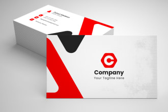 design digital card, visiting card, corporate brand card for your business
