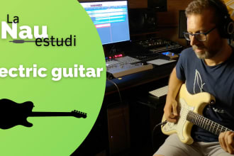 record a professional electric guitar