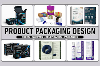 design packaging for your products, packaging sleeve, product sleeve, box design