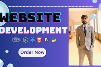 be your react js website developer and custom web design