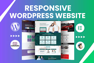 design develop clean and modern wordpress website as elementor pro expert