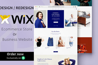 develop wix ecommerce,sales funnel,redesign, wix website,landing page