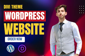 build responsive wordpress website with divi builder or divi theme