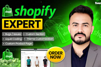 fix your shopify bugs html css liquid speed optimization shopify developer