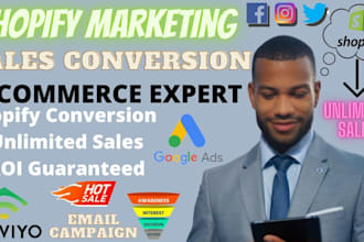 do shopify marketing sales funnel, google ads promotion for ecommerce store