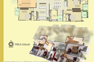 deliver clean and detailed 2d and 3d building floor plans