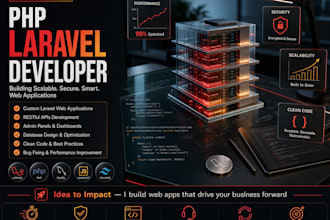 be your php laravel developer for web app development