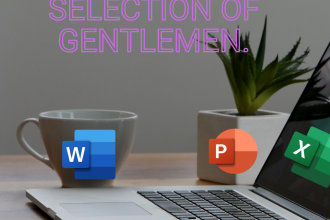 do any type of work on microsoft word , powerpoint and excel