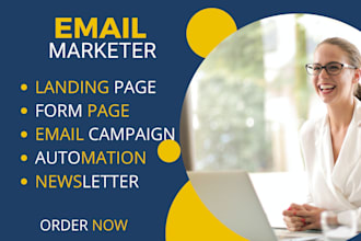 design ebook landing page design with samcart mailchimp landing page builder