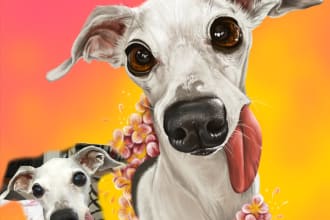 create cuteness portrait of your pet