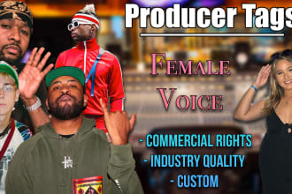 create a custom female producer beat tag