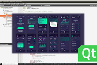 create your gui using qt and python