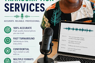 transcribe with total accuracy your audio and video file into word