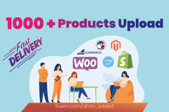 upload or import products from any website to wordpress, shopify, wix, etsy etc