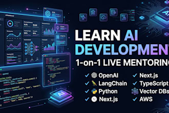 teach or help you learn ai development, nextjs, mcp, flutter
