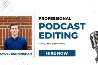 edit, mix, and produce your podcast audio