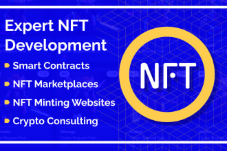 build nft marketplace, nft minting website or smart contract