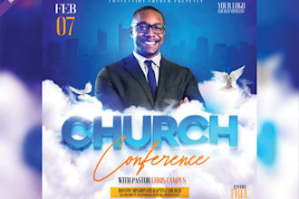 design church flyer or event flyer