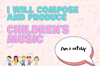 sing, write, and produce children song