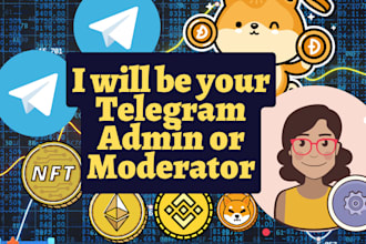 be your telegram group moderator or admin