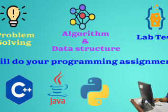 do programming task and implement algorithm data structure