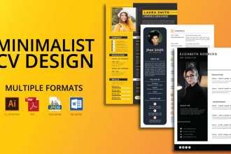 professional cv design , resume design,  cv template design, redesign