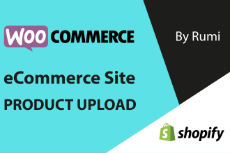 manually upload new products to your ecommerce shop