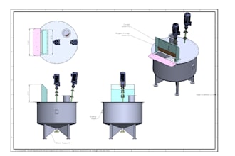 create detailed drawings for steel tanks