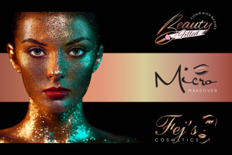 do modern, beauty and cosmetic logo design
