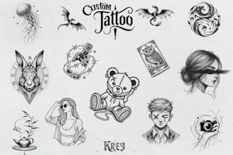create a custom tattoo design for you