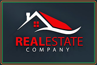 do modern property, home, construction logo design