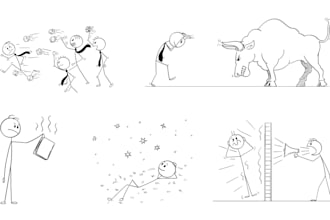 design stickfigure clipart of stickman and stick figure
