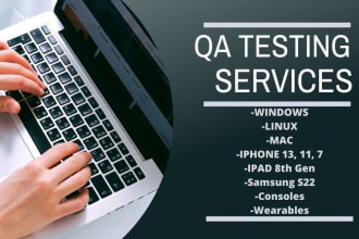test your web or app and give an excelent report
