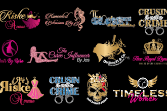 do design boutique, fashion, hair, nails logo