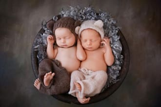 do maternity, newborn, children, family and model photo editing