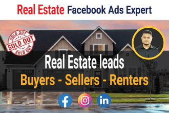 run real estate facebook ads campaign for motivated seller leads