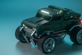 3d hard surface modeling and concept art