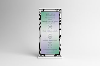 design an attractive roll up for your company