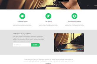 psd to Html5 with Responsive Bootstrap Design