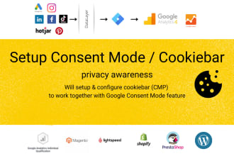 setup cookiebar cmp and consent mode v2