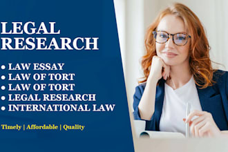 do contract law, tort law, legal research, international law