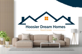 design real estate, architecture, plumbing, roofing, construction logo for you