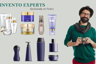 do product image editing, background removal and design