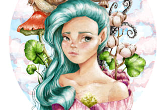 draw a fantastic female character