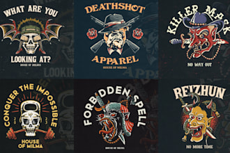 design vintage old school traditional tatto for you